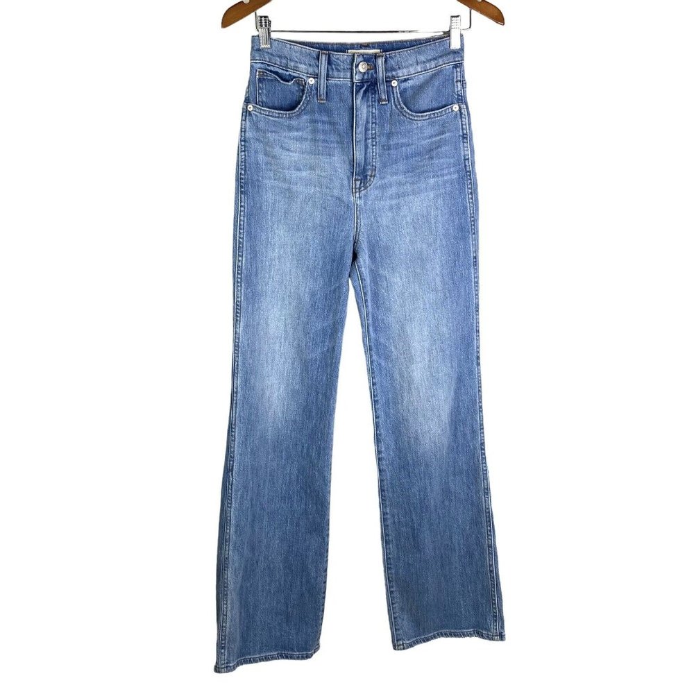 Madewell 11” High Rise Jeans size 27 Blue Flare